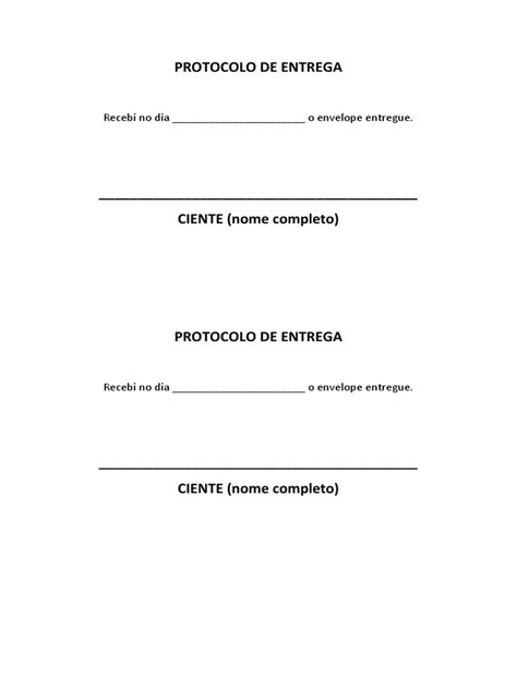 protocolo entrega exames